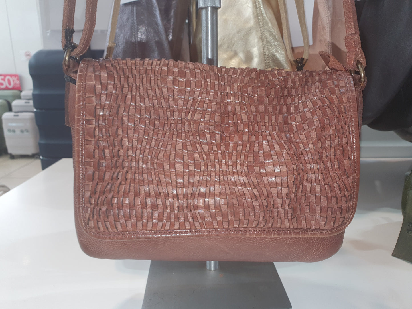 Modapelle 7722 Vintage Leather handbag - Rainbow Bags