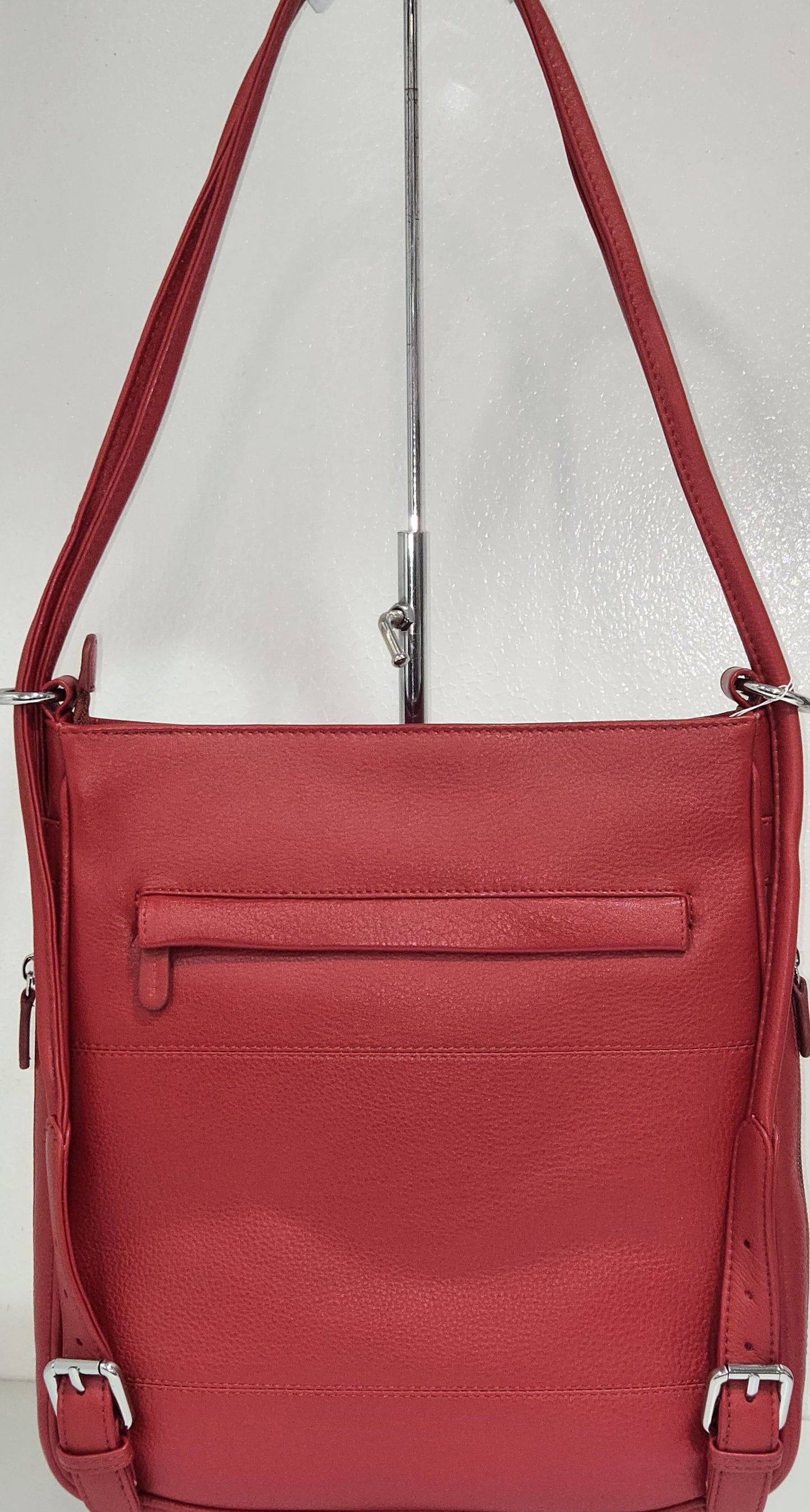 Oran Leather Backpack with Handbag Aster - Rainbow Bags