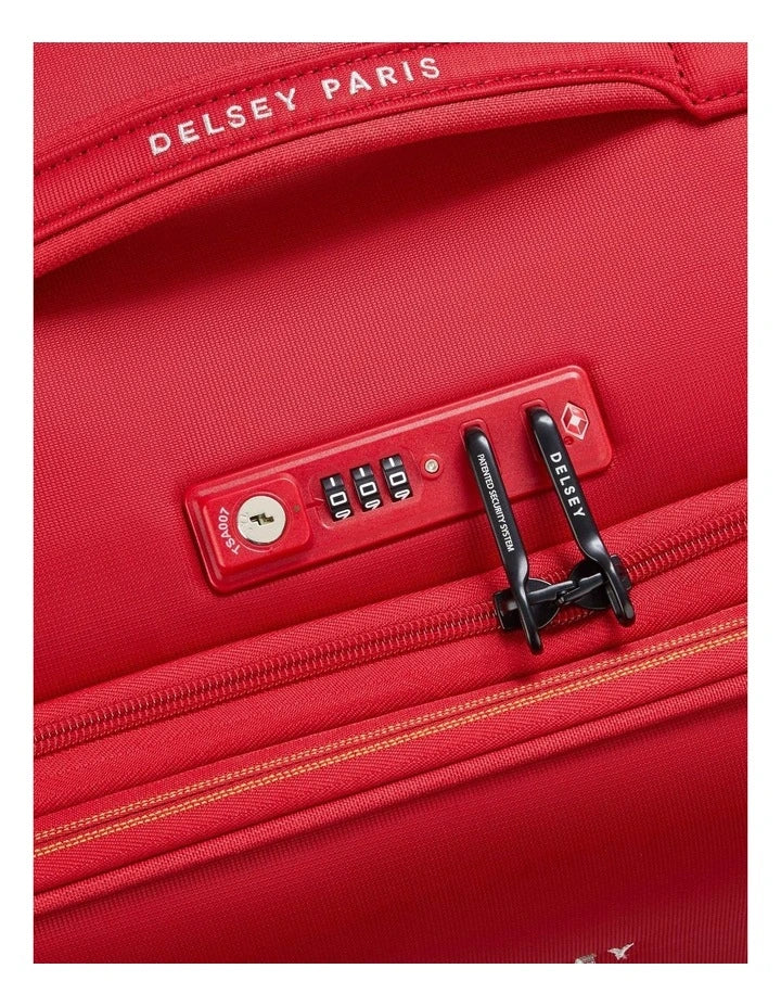 Delsey BROCHANT 2.0 78 厘米大号软面行李箱 - 蓝色