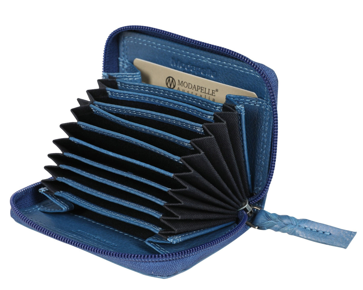 Modapelle LEATHER RFID CARD WALLET 5782