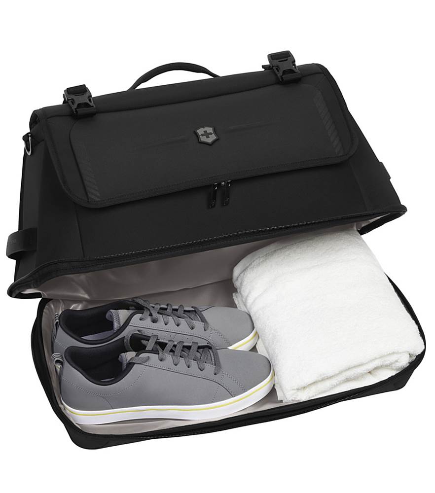 Victorinox Crosslight 行李袋带拉链底部隔层 - 黑色