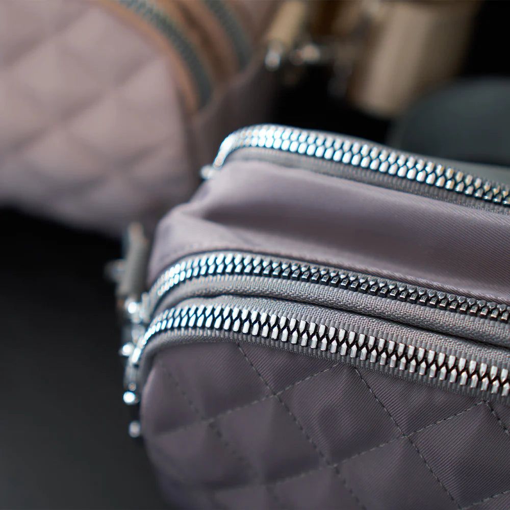 Annabel Trends Travel Quilted 3 Zip Bag - rainbowbags