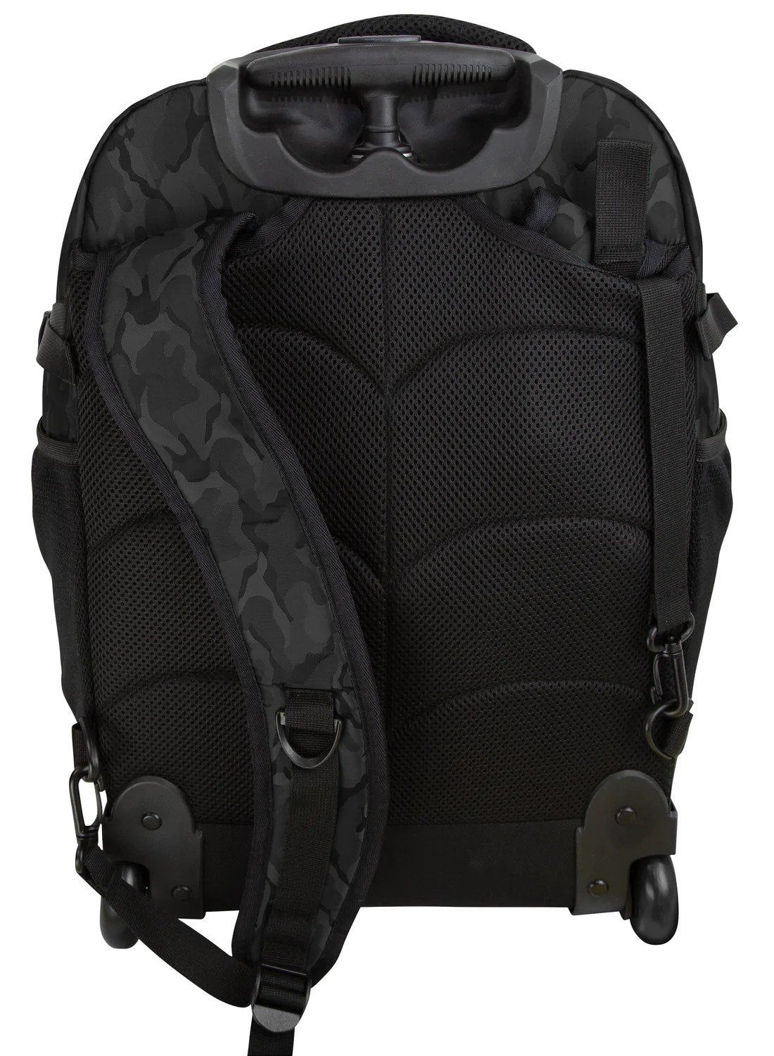 Black Wolf Marshall Rolling backpack Case - rainbowbags