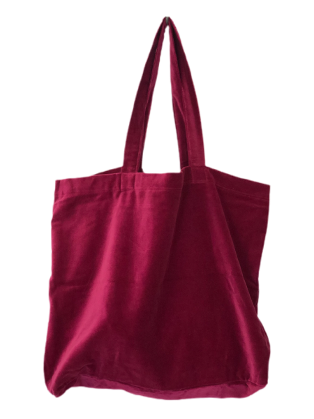 Craft Studio - Luxury Decor Velvet Tote Bag - rainbowbags
