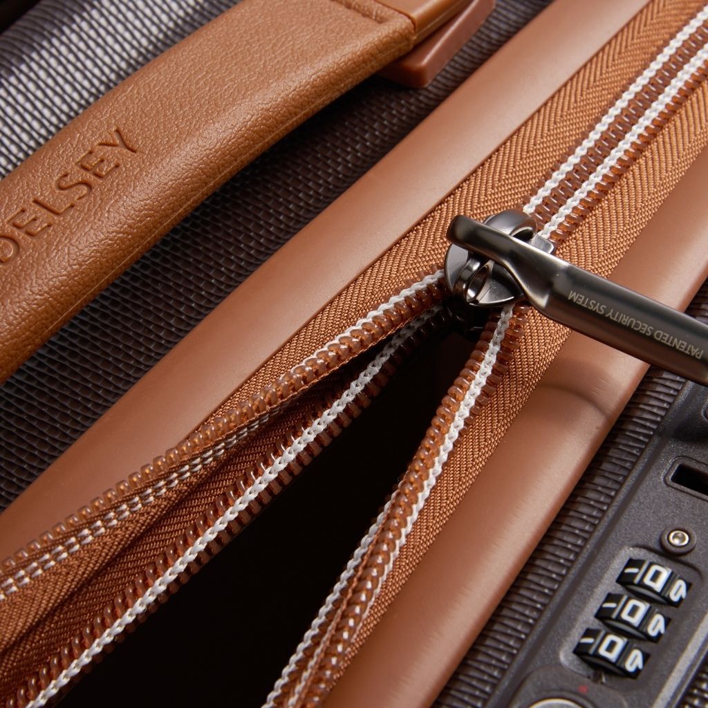 Delsey Chatelet Air 2.0 Set - 3 Piece Hardsided Luggage - Brown - rainbowbags