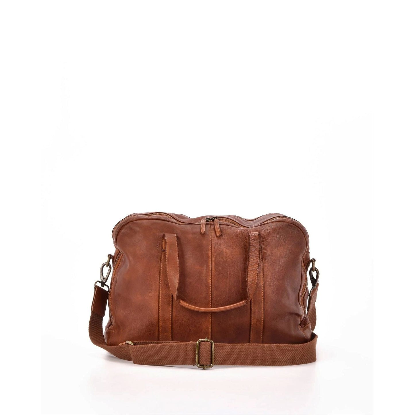 Gabee - Everton Leather Business Bag - Cognac - rainbowbags