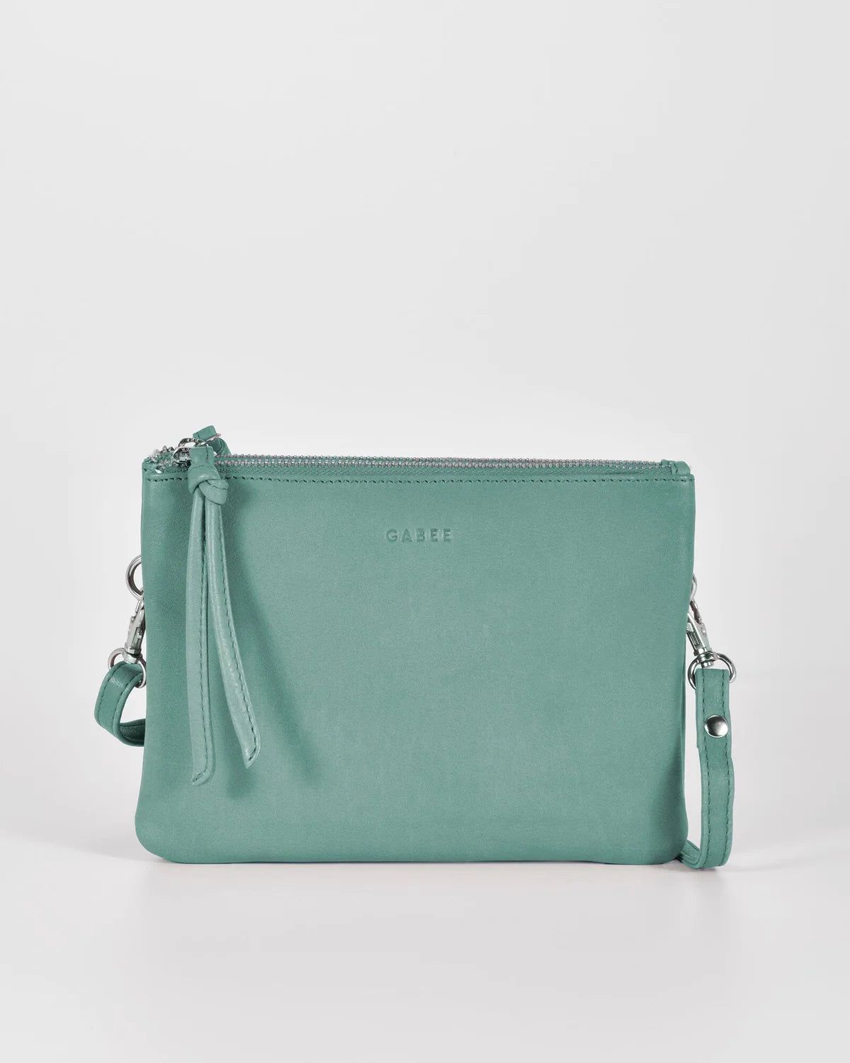 Gabee Fulton Soft Leather Double Pouch Crossbody - rainbowbags