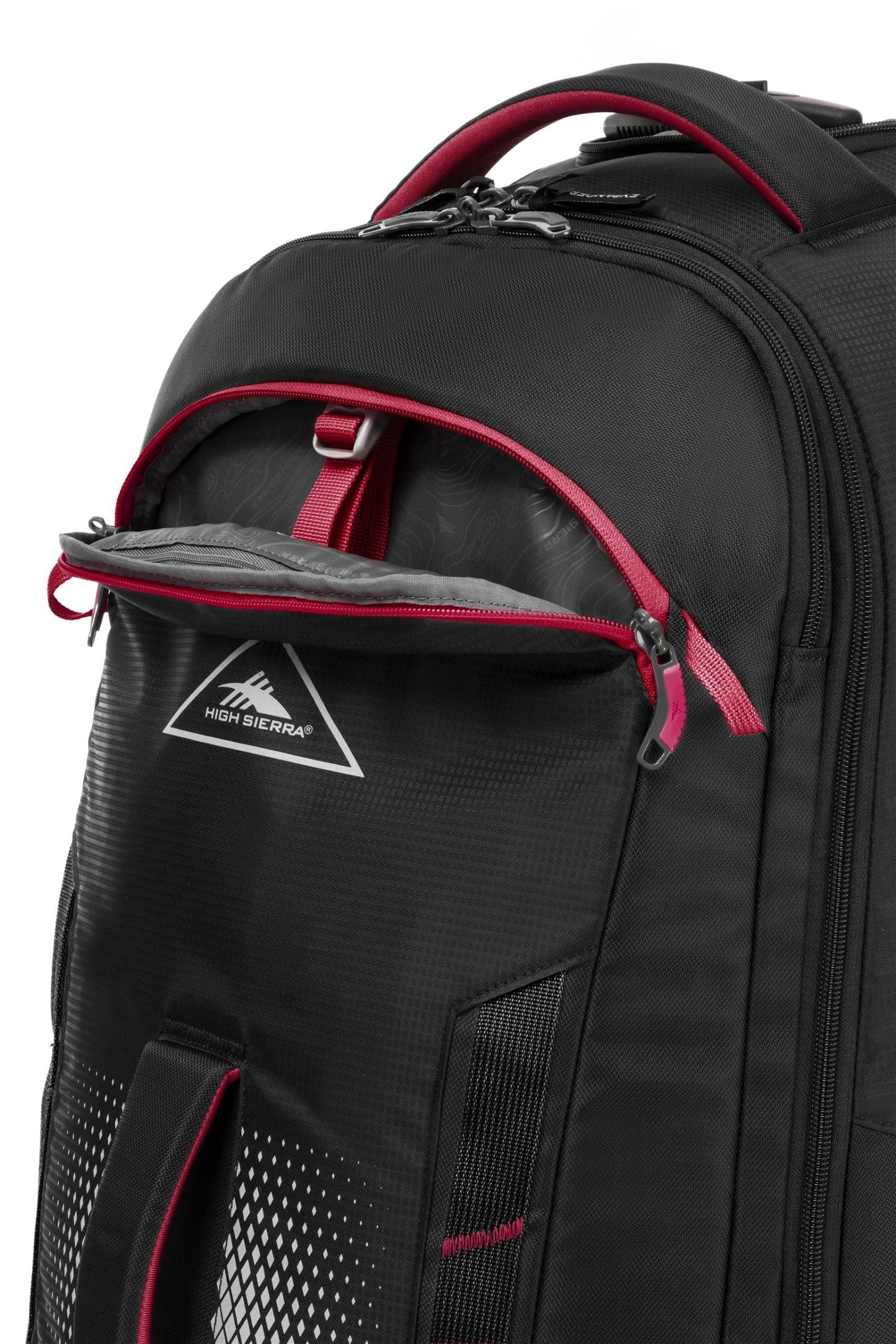 HIGH SIERRA COMPOSITE V4 84CM WHEELED DUFFLE BACKPACK STRAPS - rainbowbags