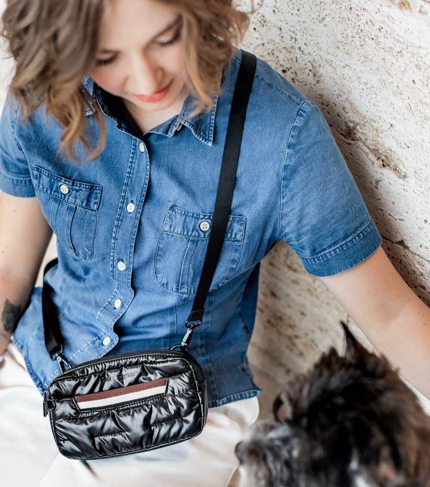 Hedgren-SNUG WAISTBAG 2in1 - Strong Blue - rainbowbags