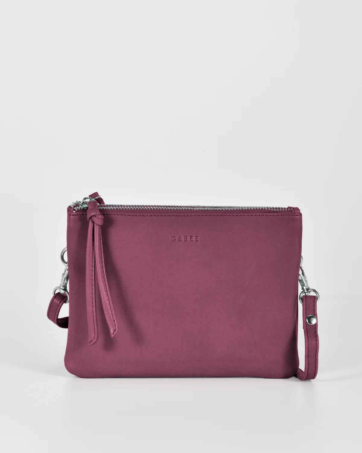 Gabee Fulton Soft Leather Double Pouch Crossbody