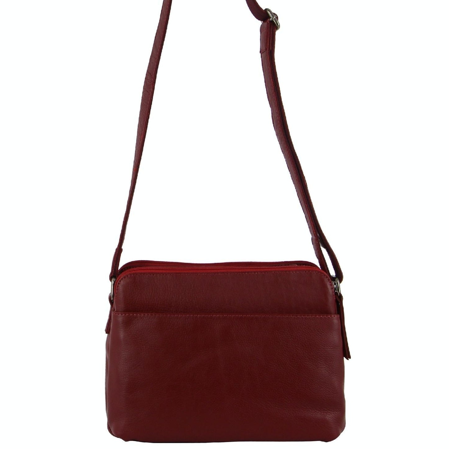 Milleni Ladies Nappa Leather Cross-Body Bag - rainbowbags