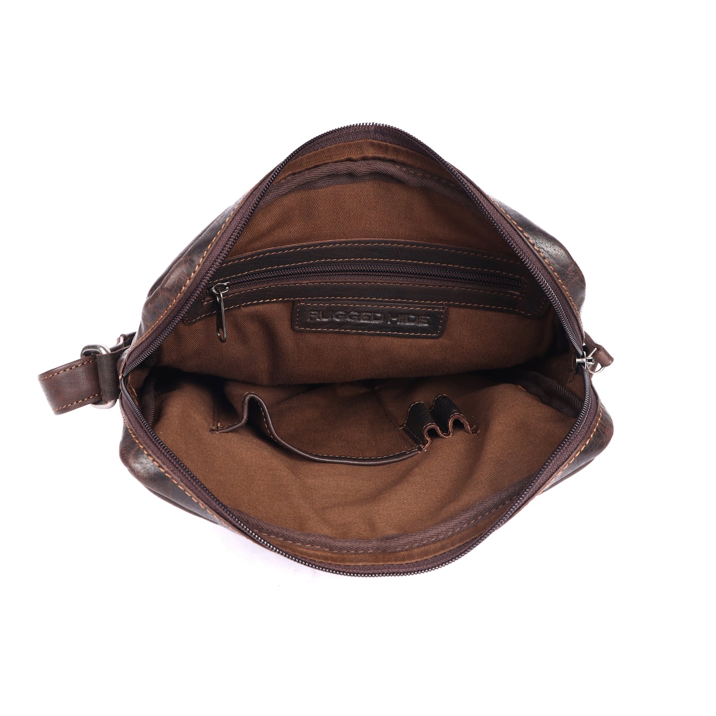 Rugged Hide RH-1600 Birch Leather Crossbody bag