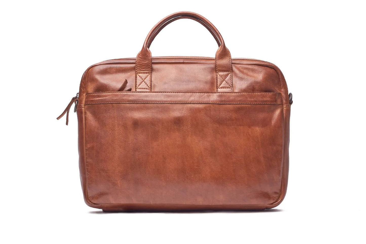Rugged Hide - Henry Brief Business leather bag - rainbowbags