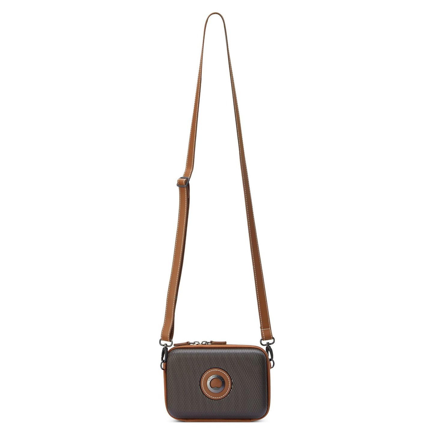 Delsey Chatelet Air 2.0 Clutch / Shoulder Bag - Brown - rainbowbags