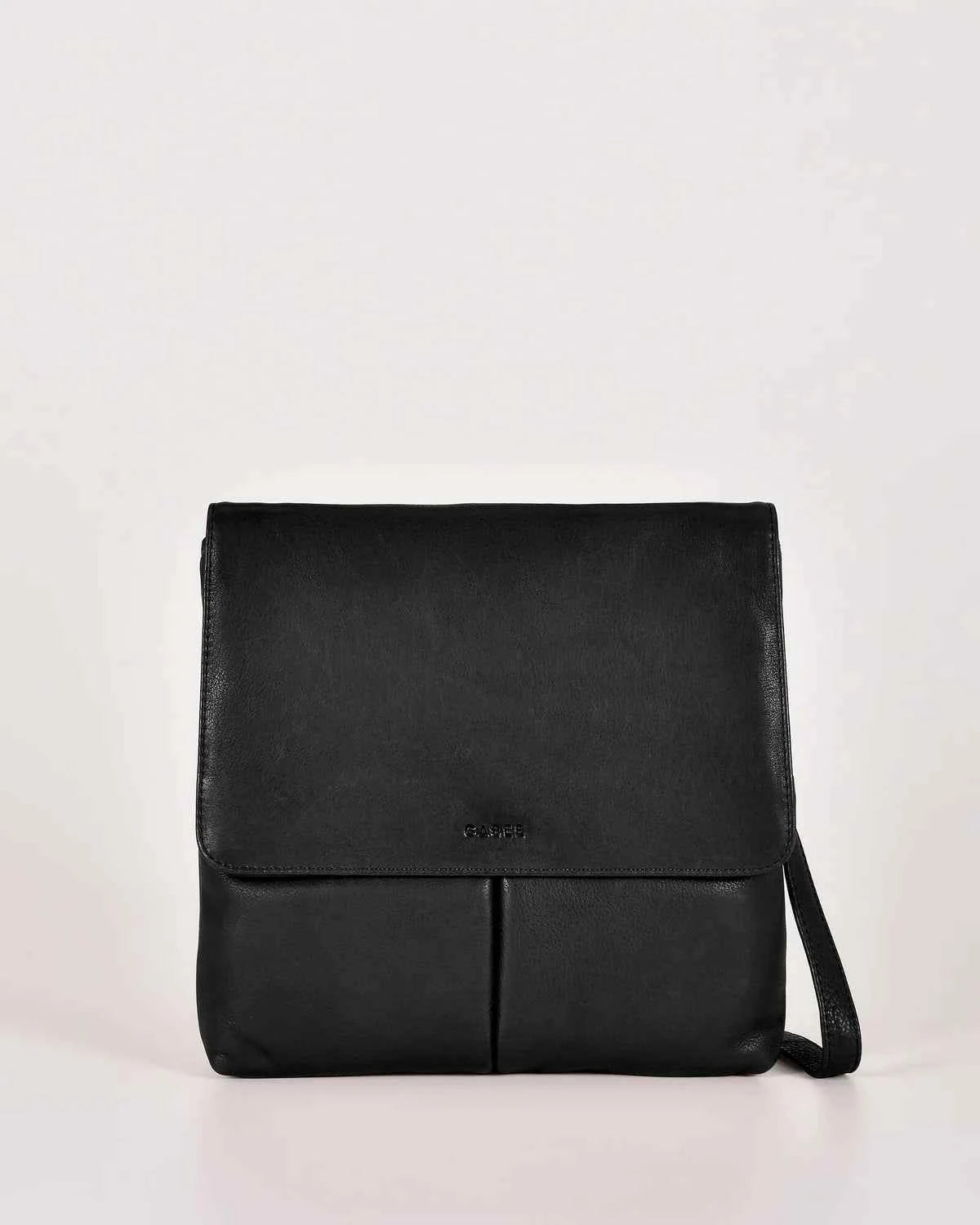 Gabee Ava Leather Flapover Crossbody Bag