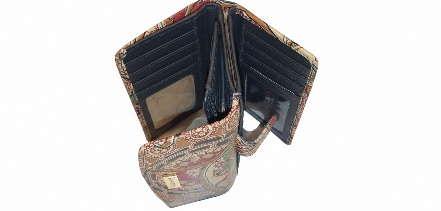 Tuscany by Scala – Sarah French Wallet - Rainbow Bags