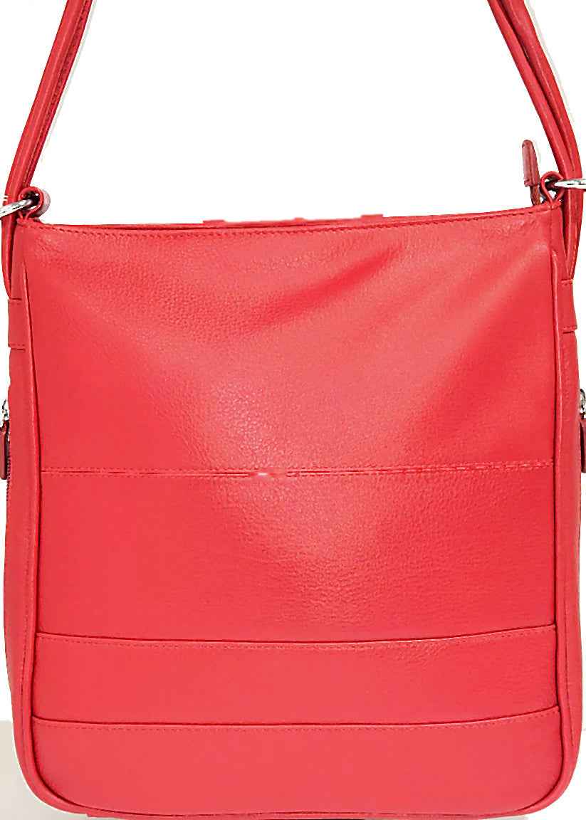 Oran Leather Backpack with Handbag Aster