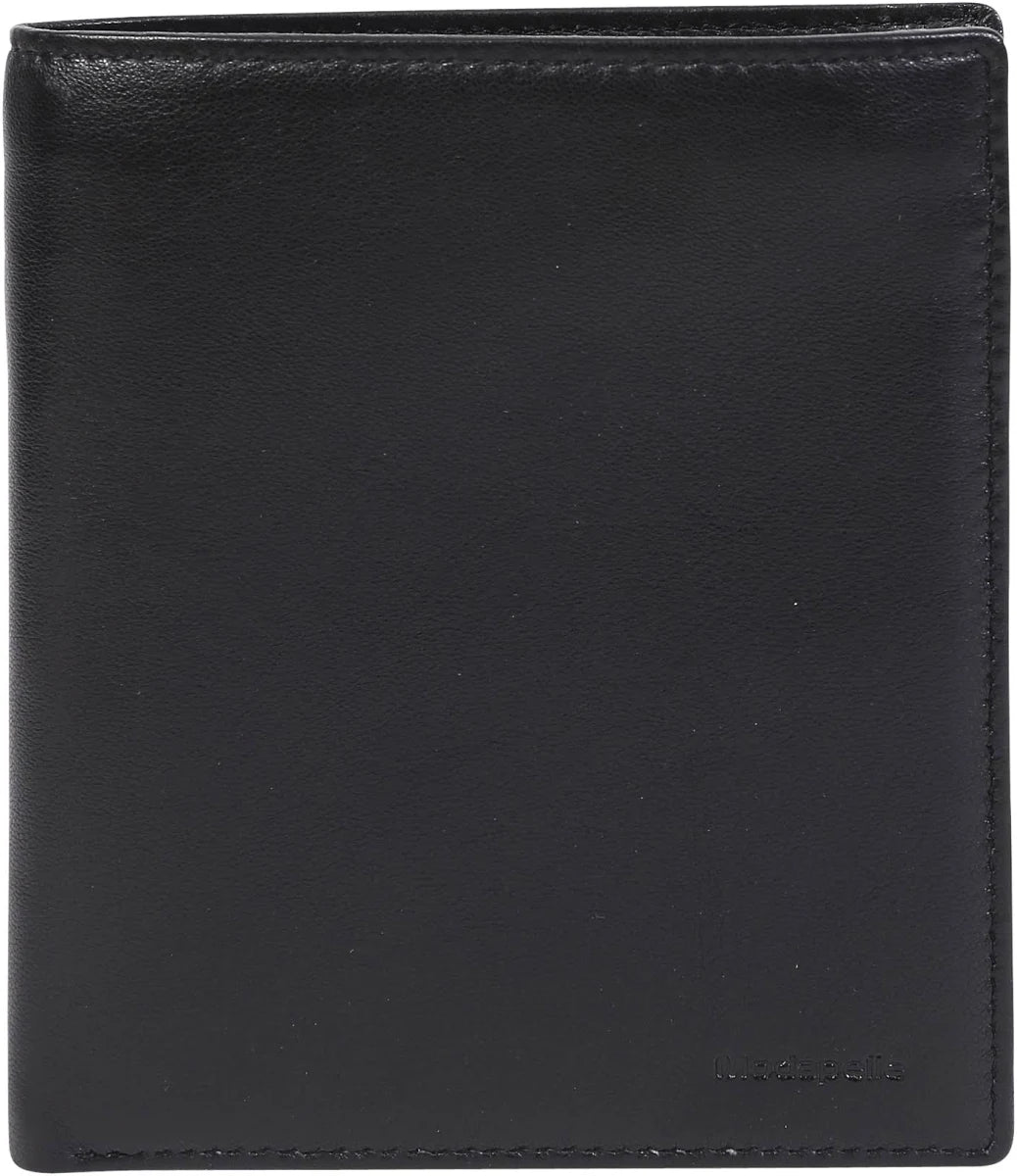 Modapelle - Mens Nappa Leather Wallet 5020 Black - Rainbow Bags