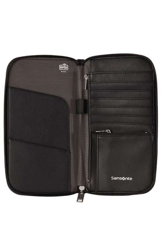 Samsonite - RFID Passport Wallet - Black - rainbowbags