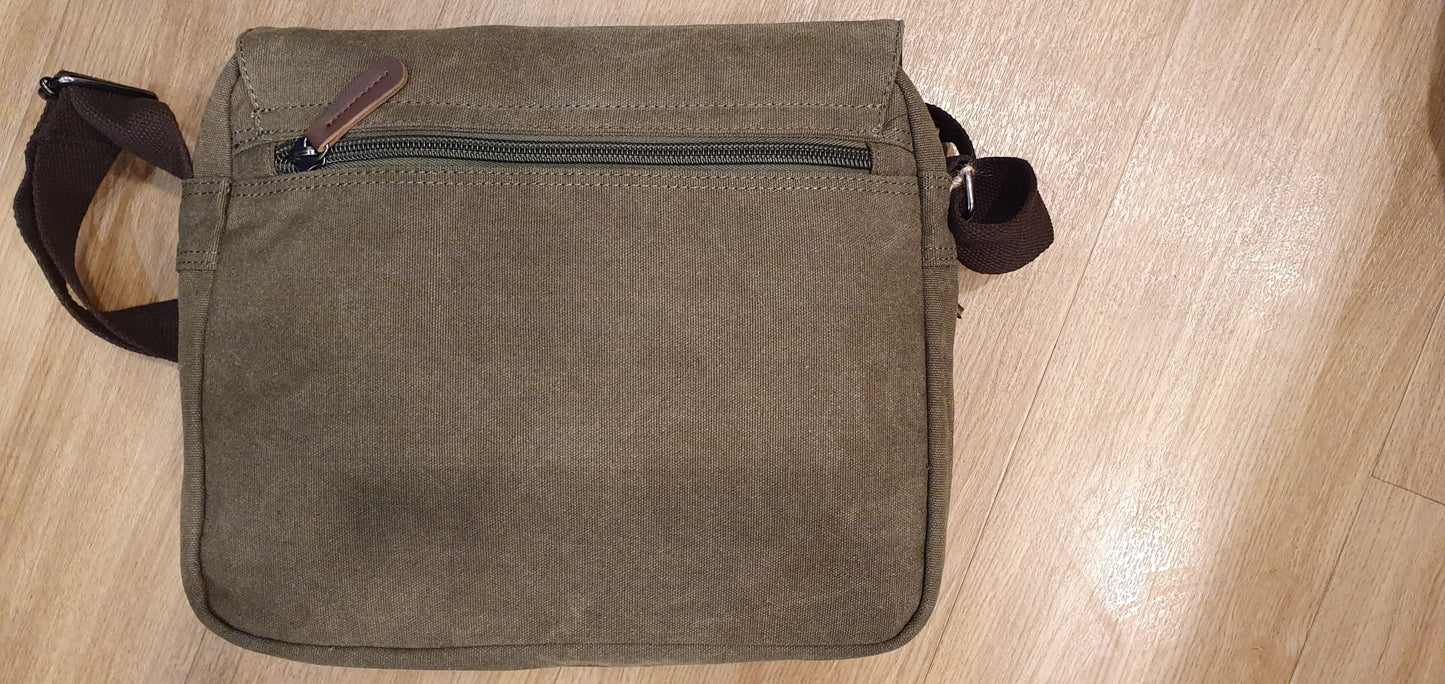 Zuolunduo 8646-1 Vintage style Canvas Messenger & Shoulder Bag