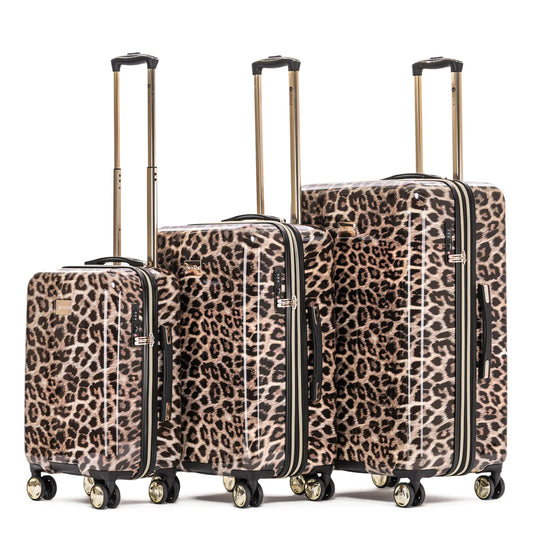 Tosca Luggage Leopard Hard Trolley Case Sets