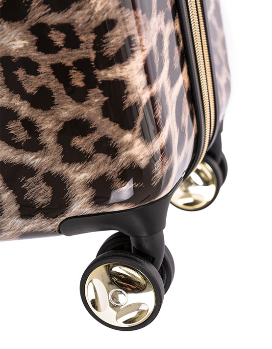 Tosca Luggage Leopard Hard Large 29" Trolley Case - Rainbow Bags