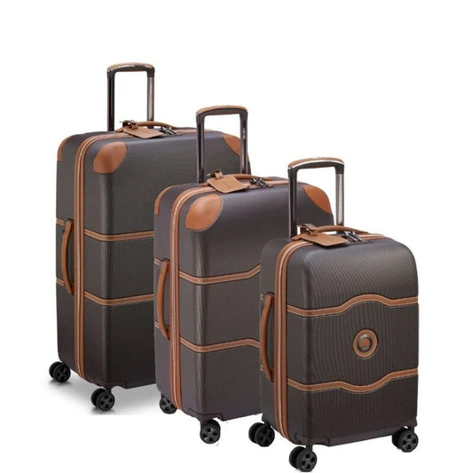 Delsey Chatelet Air 2.0 Set - 3 Piece Hardsided Luggage - Brown