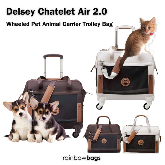 Travel in Style and Comfort with the Delsey Chatelet Air 2.0 Wheeled Pet Carrier