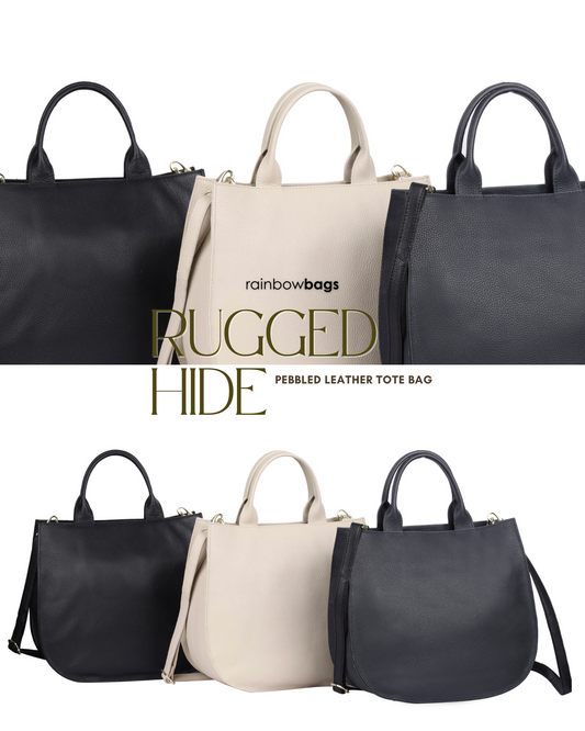 Rugged Hide Women’s Bags | The Pebbled Leather Tote for a Simple, Modern Daily Style