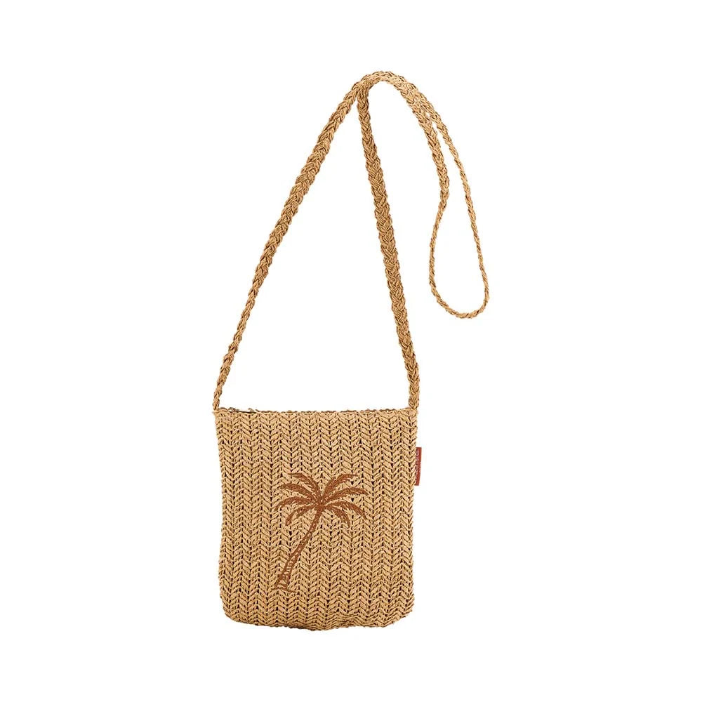 Annabel Trends - Crochet Palm Cross Body Pouch