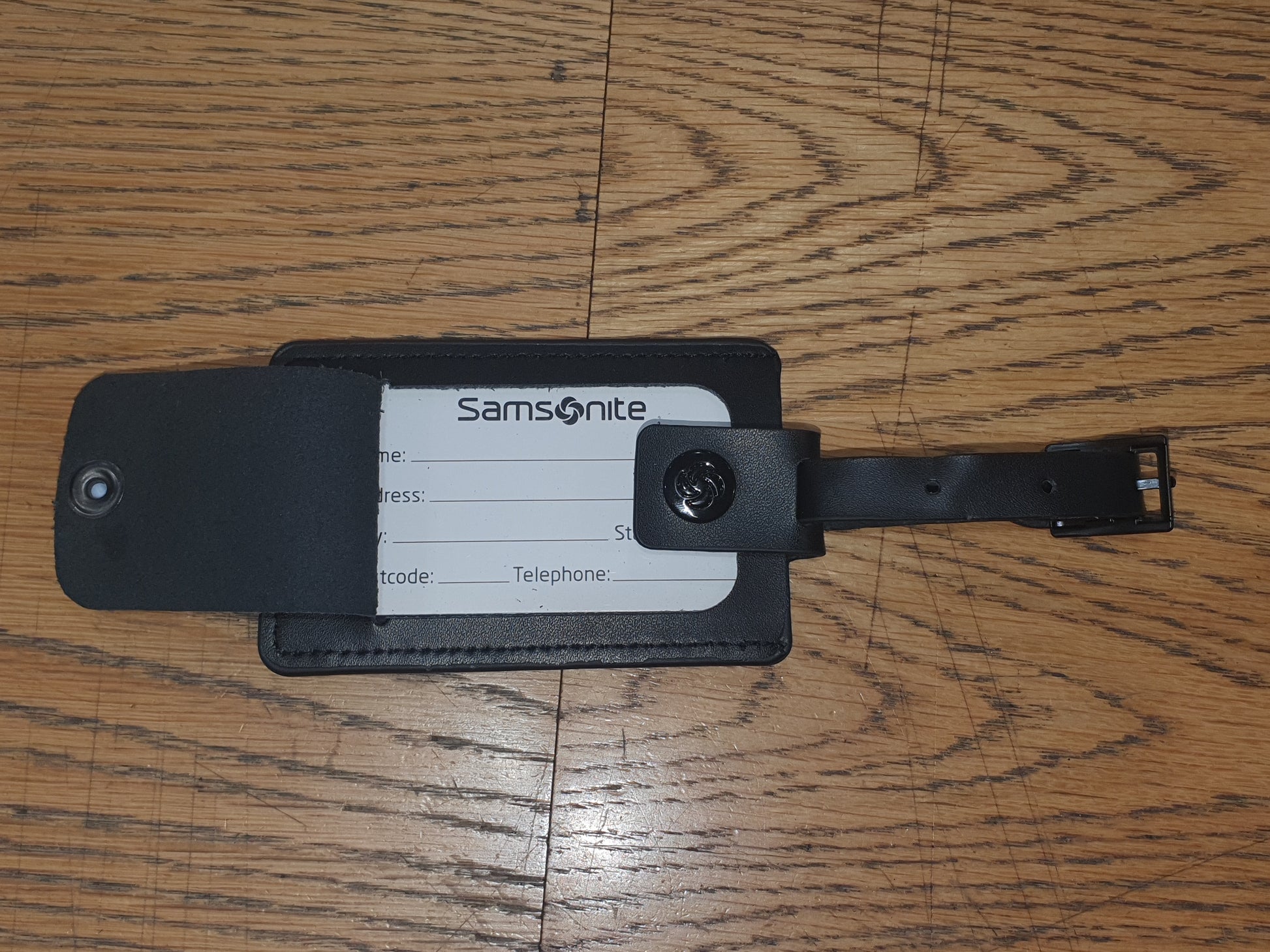 Samsonite - LEATHER LUGGAGE ID TAG - Rainbow Bags
