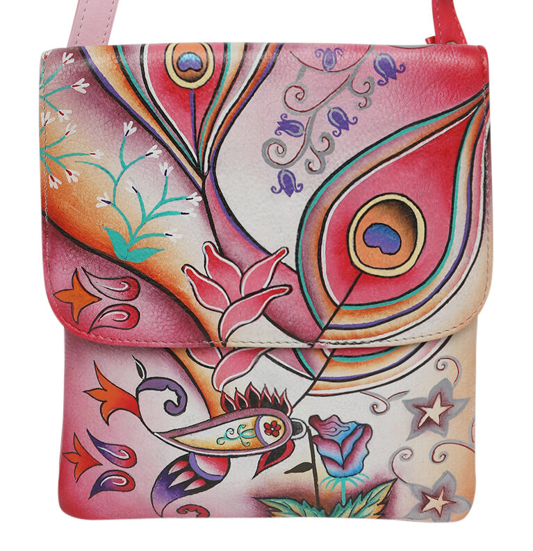 Modapelle - Ladies Leather Hand painted Shoulder/Cross Body bags