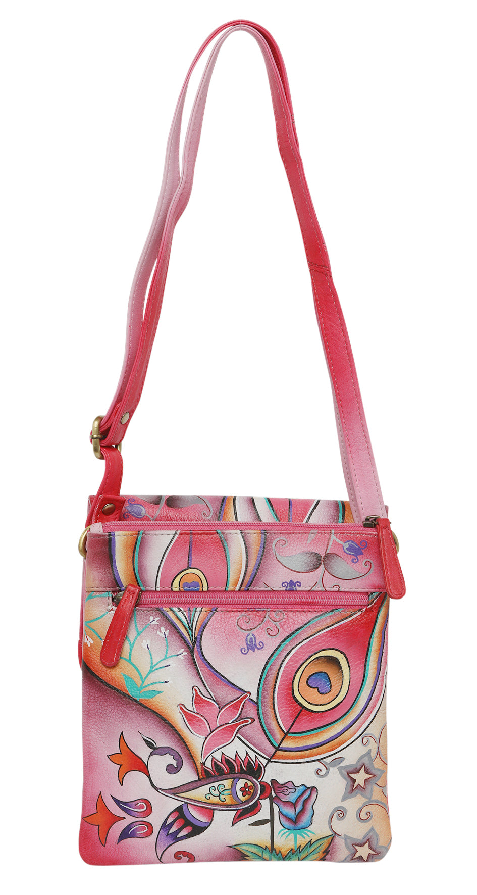 Modapelle - Ladies Leather Hand painted Shoulder/Cross Body bags