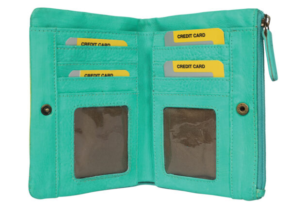 MOdapelle - Ladies Hand Painted Wallet Style 3238 - Rainbow Bags