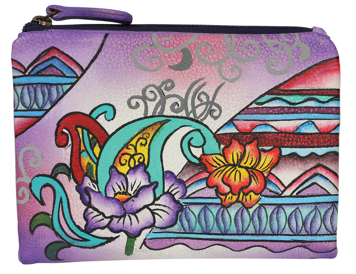 MOdapelle - Ladies Hand Painted Wallet Style 3238 - Rainbow Bags