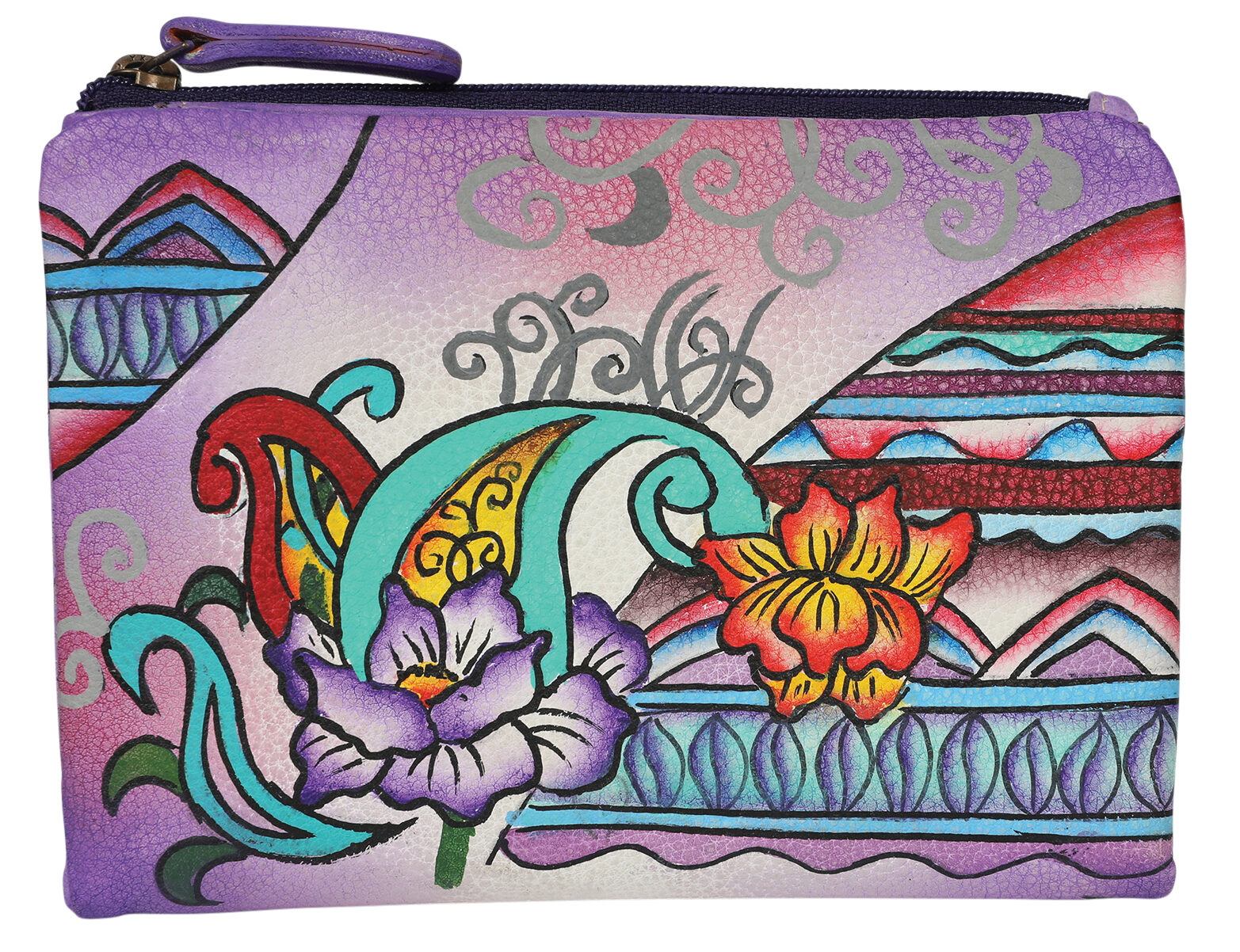 MOdapelle - Ladies Hand Painted Wallet Style 3238 - Rainbow Bags