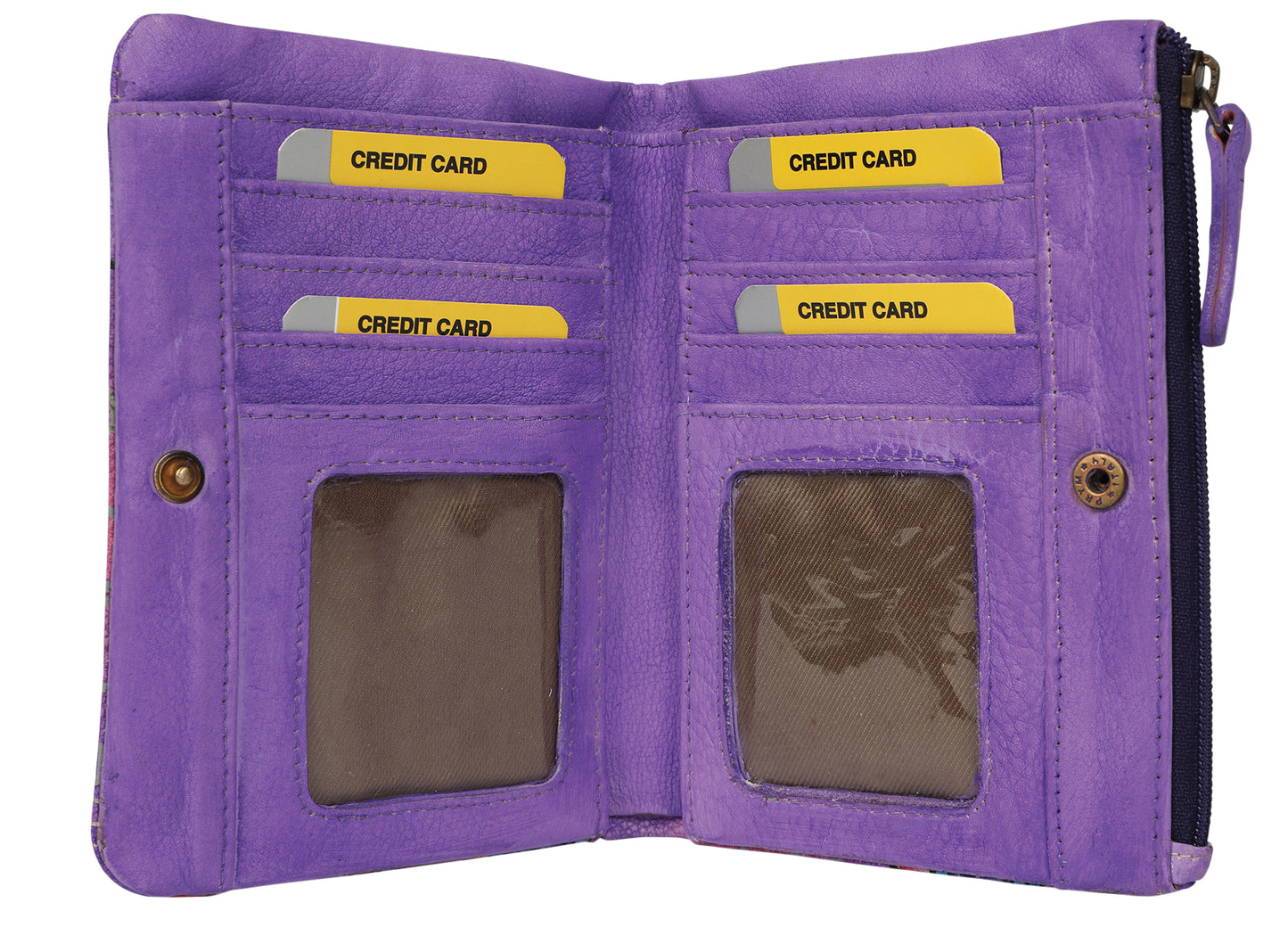 MOdapelle - Ladies Hand Painted Wallet Style 3238 - Rainbow Bags