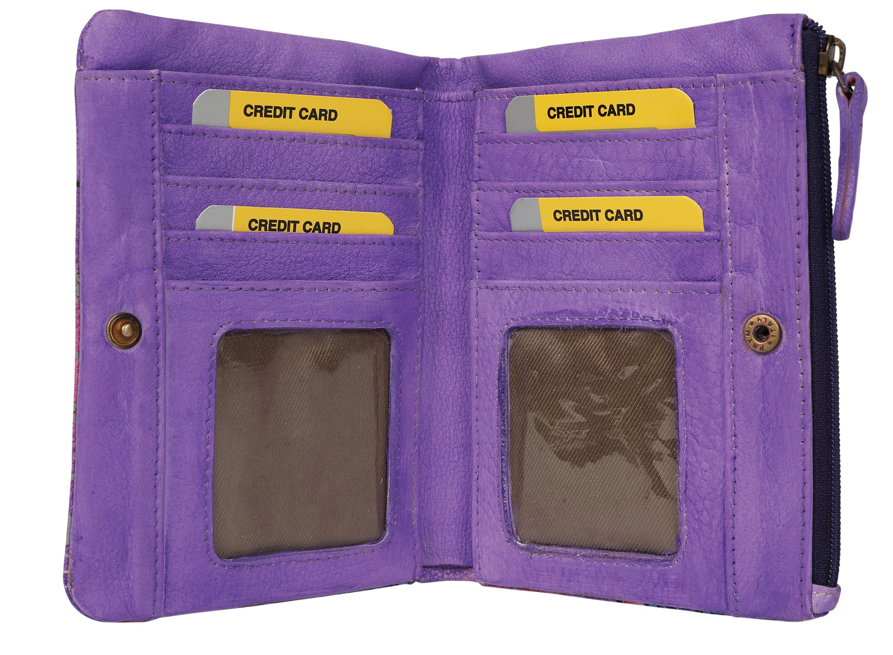 MOdapelle - Ladies Hand Painted Wallet Style 3238 - Rainbow Bags