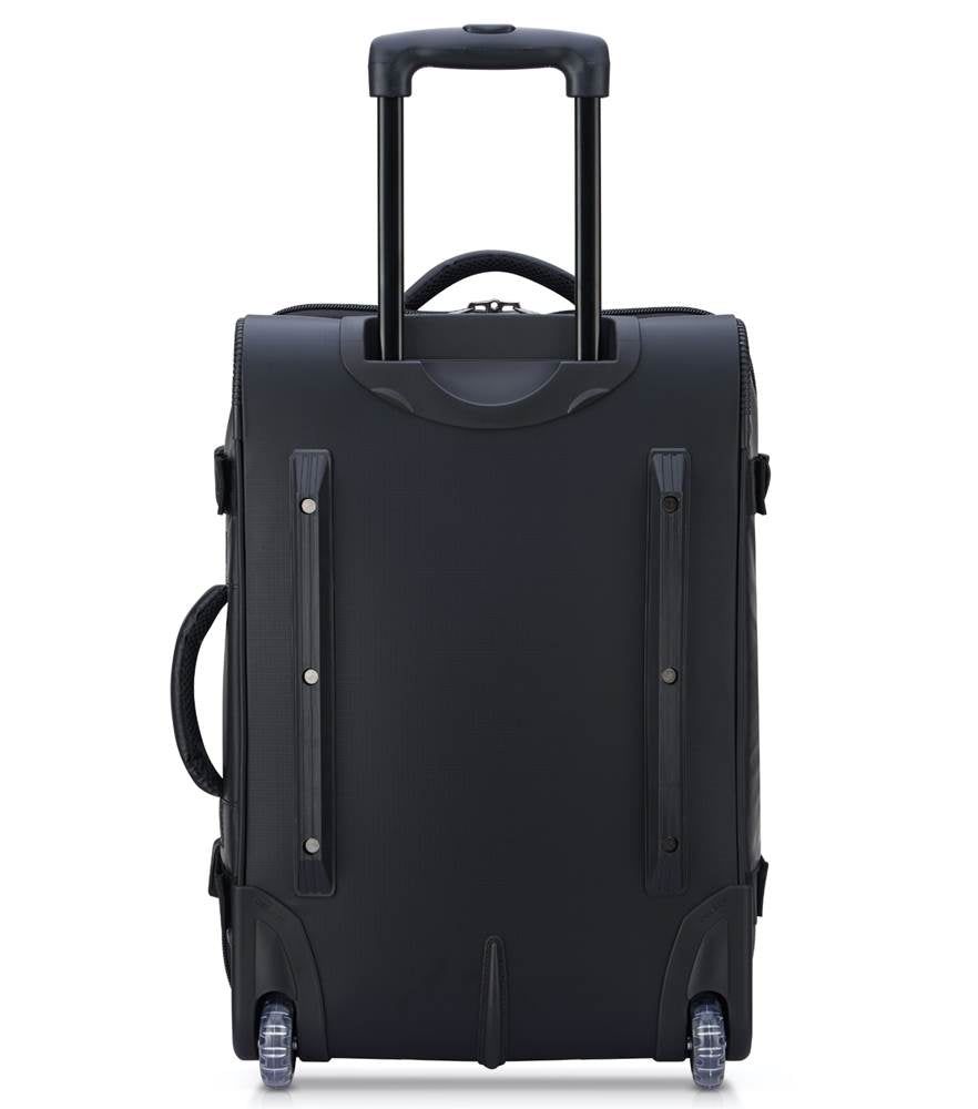 Delsey Raspail Trolley Duffle 54cm/40L Luggage - Black - rainbowbags