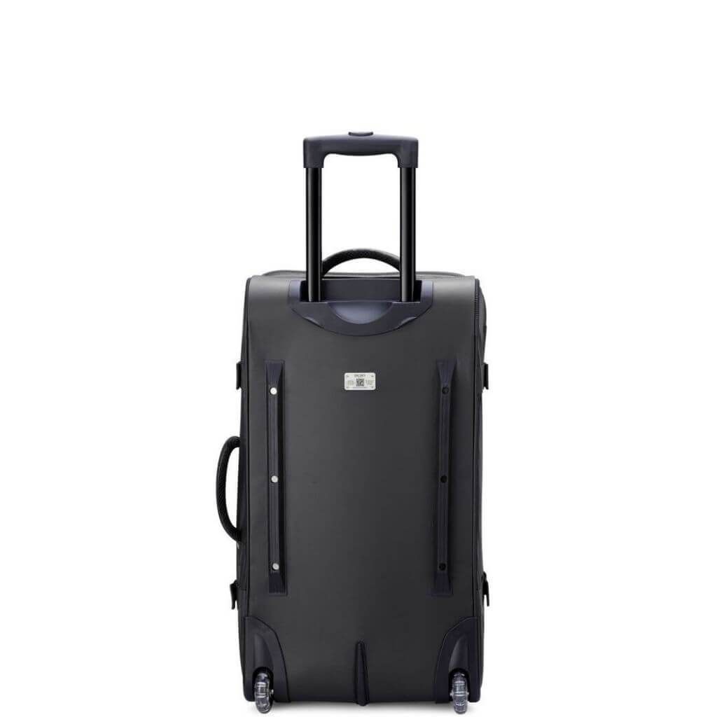 Delsey Raspail Trolley Duffle Medium 64cm/56L Luggage - Black - rainbowbags