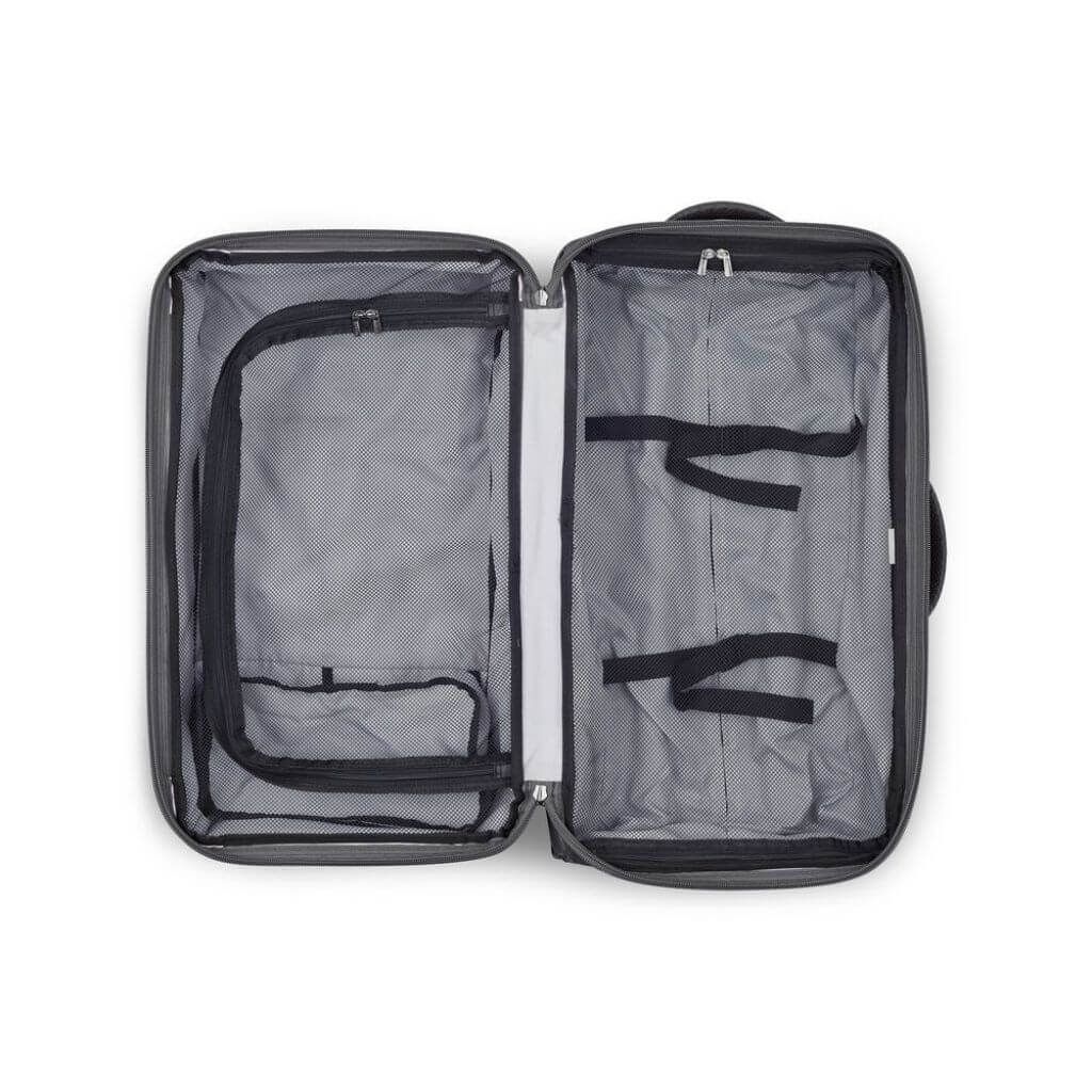 Delsey Raspail Trolley Duffle Medium 64cm/56L Luggage - Black - rainbowbags