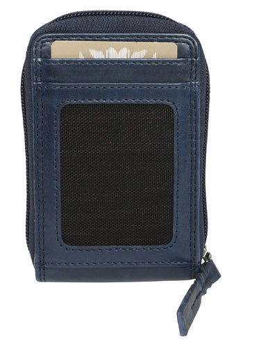 Modapelle - Soft Cow Leather Credit Card Zip Around Wallet 5781 - Rainbow Bags