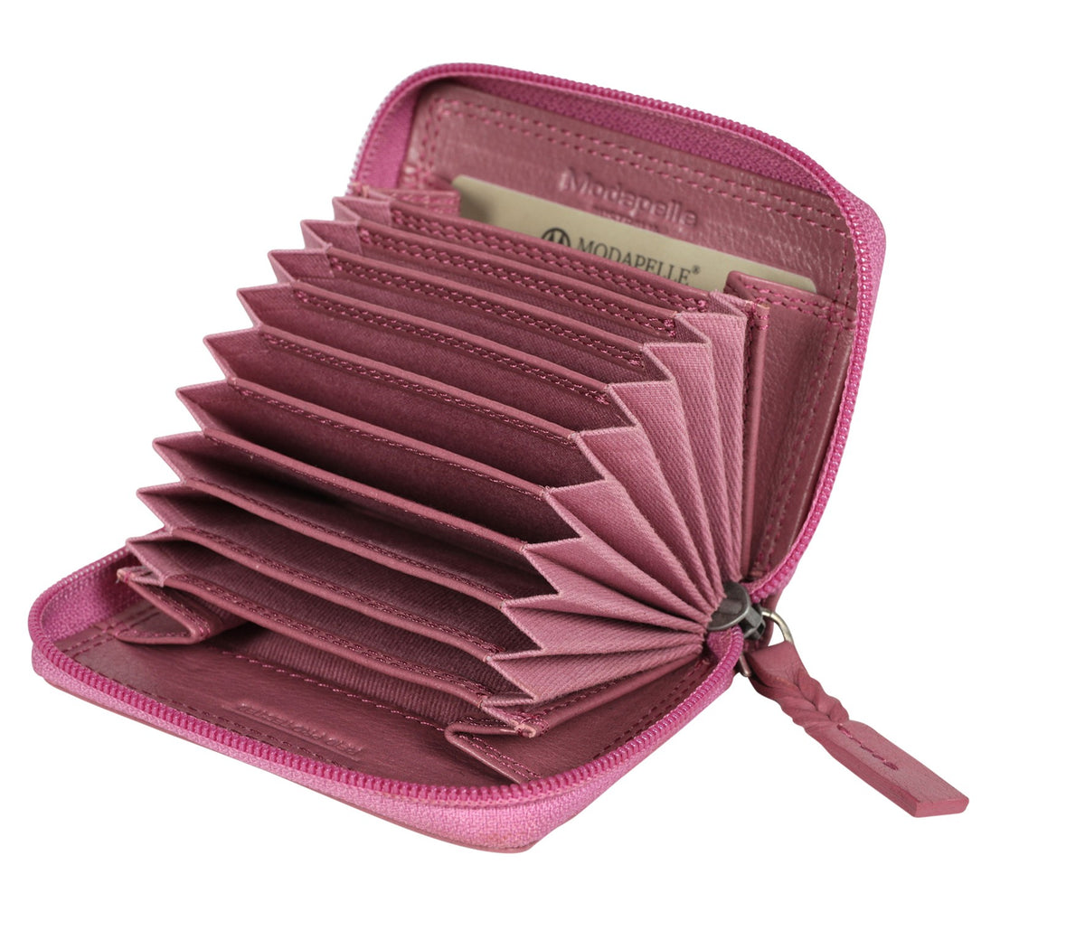 Modapelle LEATHER RFID CARD WALLET 5782