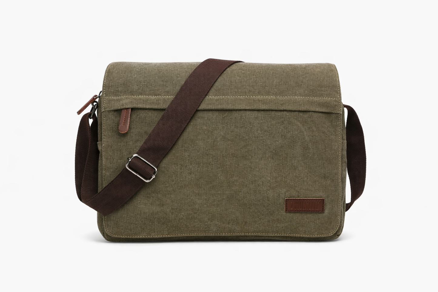 Zuolunduo 复古风格帆布斜挎包