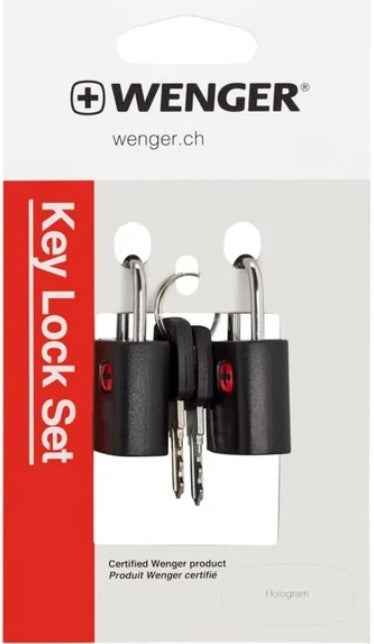Wenger 2 Piece Lock Set - Black - Rainbow Bags