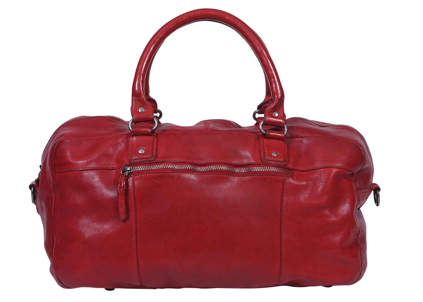 Modapelle 6385 cow hide leather overnight bag