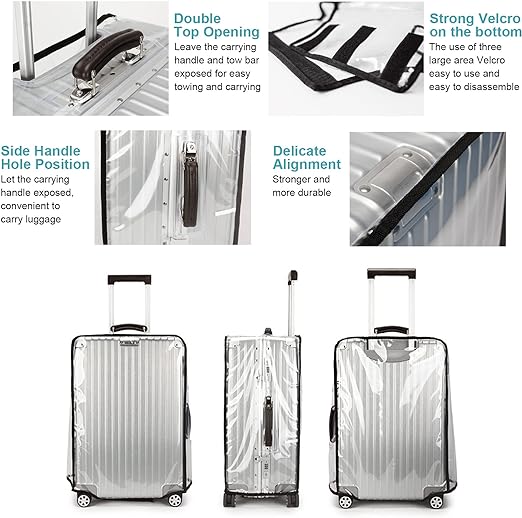 TOSCA CLEAR LUGGAGE COVER