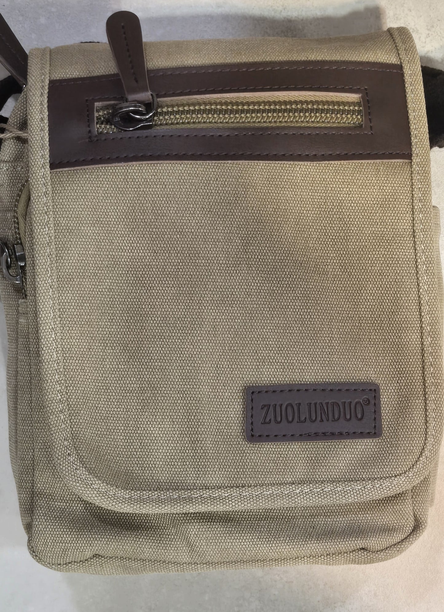 Zuolunduo Vintage style Canvas Shoulder Small Bag