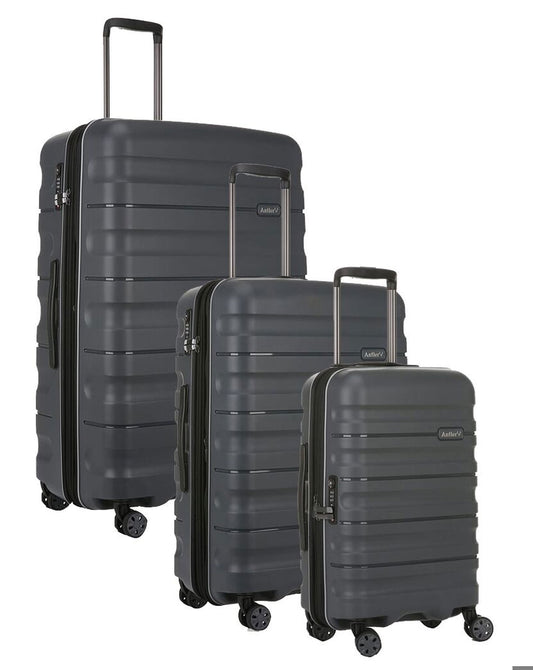 Antler - Lincoln Set of 3 Suitcases 56cm/68cm/80cm - rainbowbags