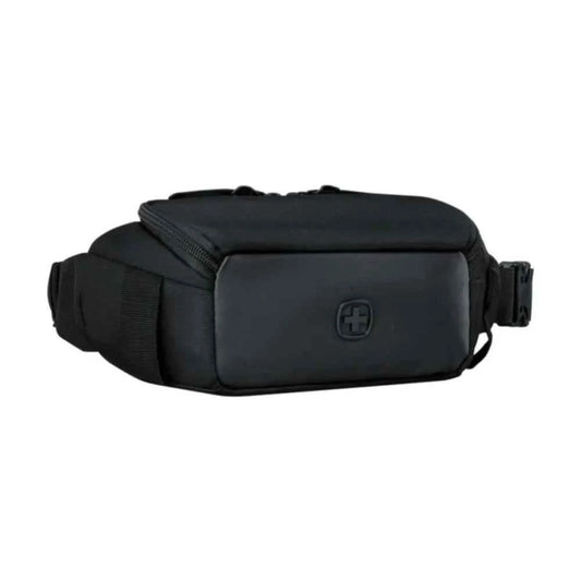 Wenger UrbanOne Sling Bag Recycled PET Polyester Smartphone Holder Black 653892 - Rainbow Bags